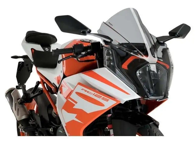 Vetro Cupolino Puig modello z-racing per KTM 390 RC 22-24 colore fume chiaro