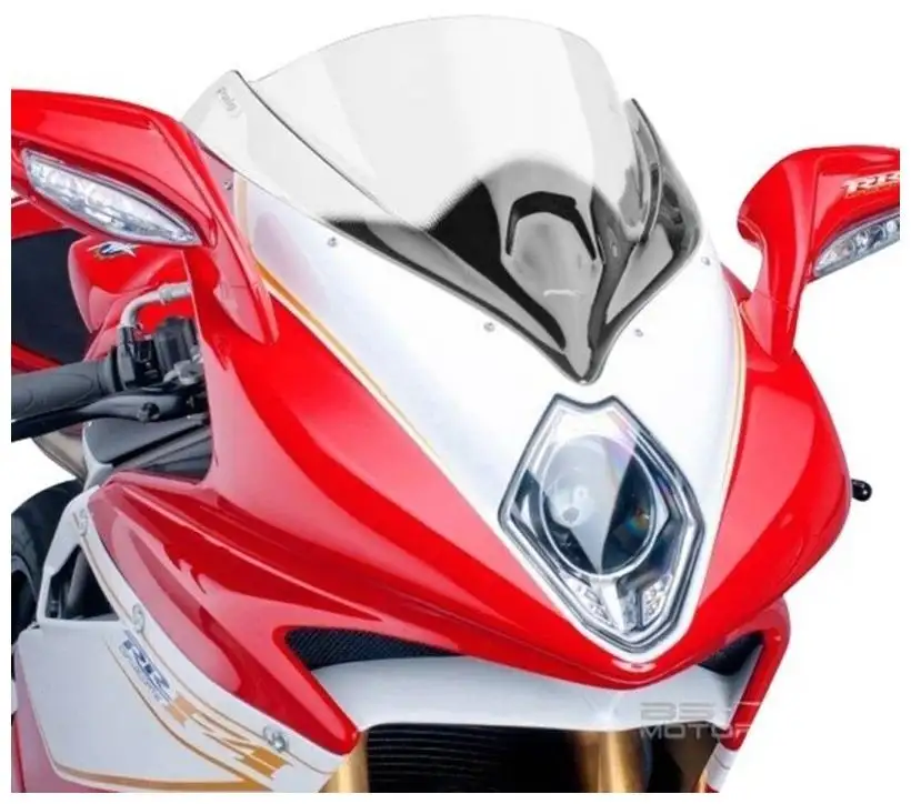 Vetro Cupolino Puig modello z-racing per MV Agusta F4 1000 RR 13-20 colore trasparente