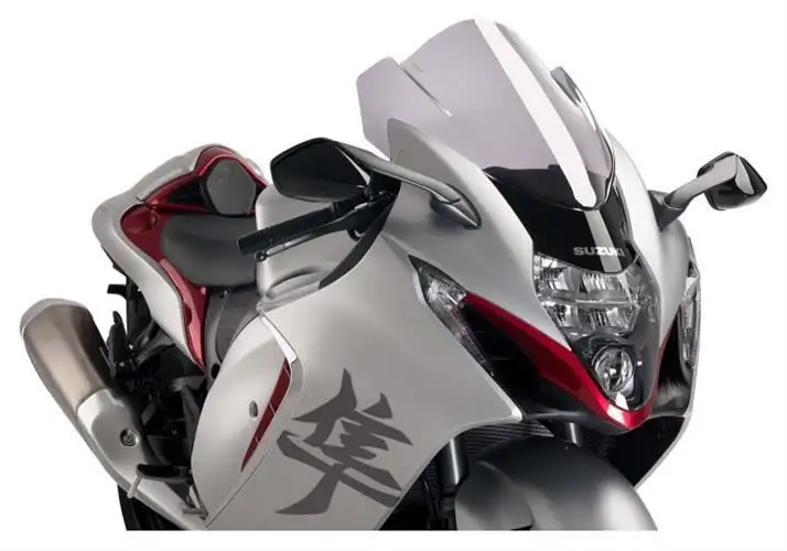 Vetro Cupolino Puig modello z-racing per Suzuki GSX-R 1300 Hayabusa 21-25 colore fume chiaro