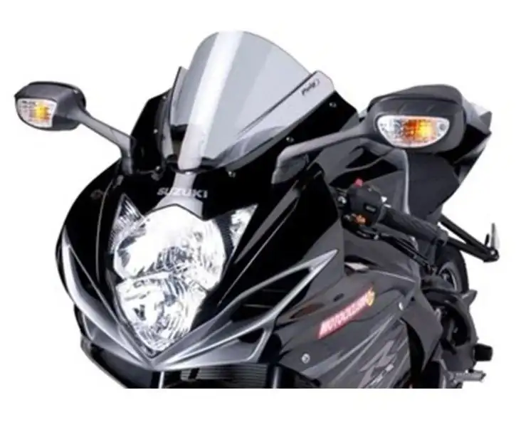 Vetro Cupolino Puig modello z-racing per Suzuki GSX-R 600 11-16 colore fume chiaro