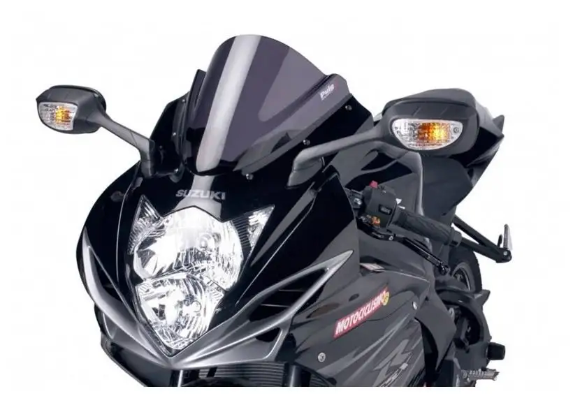 Vetro Cupolino Puig modello z-racing per Suzuki GSX-R 600 11-16 colore fume scuro