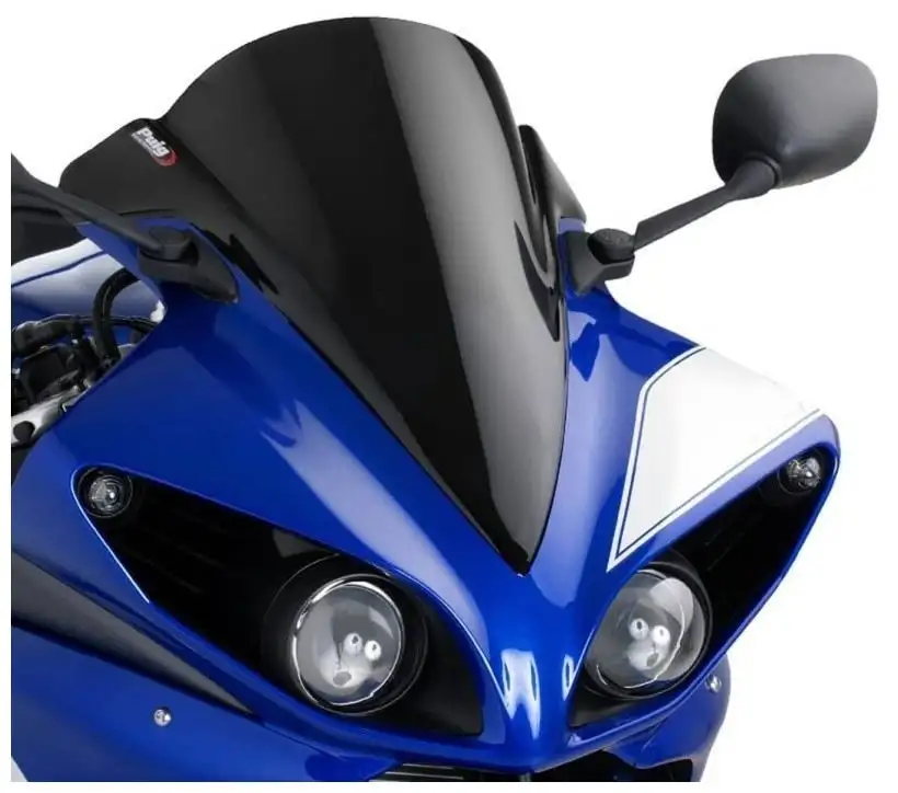 Vetro Cupolino Puig modello z-racing per Yamaha R1 09-14 colore nero