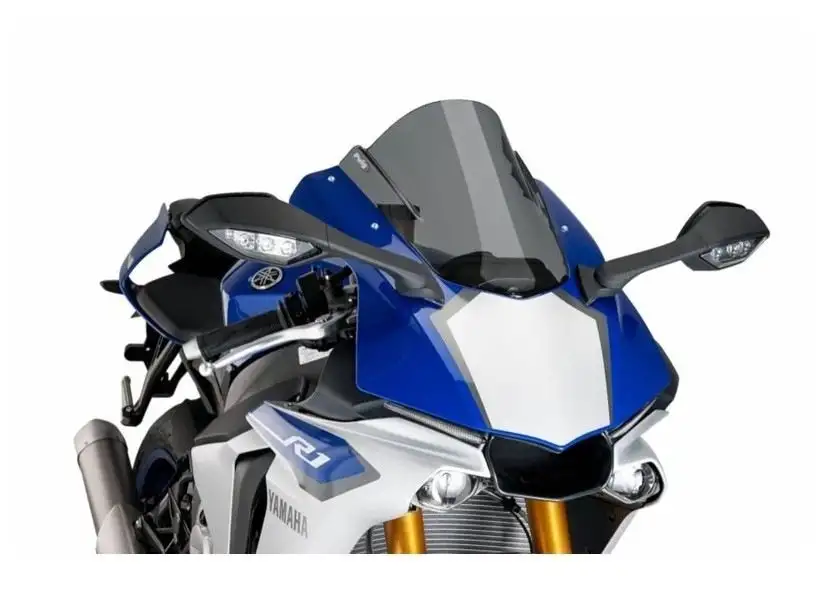 Vetro Cupolino Puig modello z-racing per Yamaha R1 M 17-19 colore fume scuro