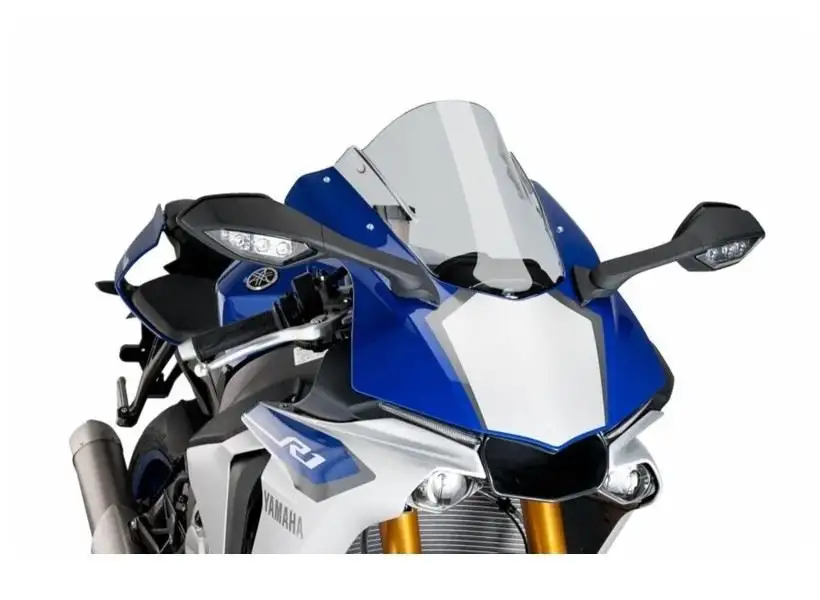 Vetro Cupolino Puig modello z-racing per Yamaha R1 M 17-19 colore trasparente