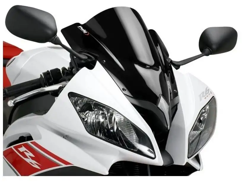 Vetro Cupolino Puig modello z-racing per Yamaha R6 08-16 colore nero